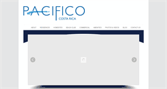 Desktop Screenshot of pacifico-costarica.com